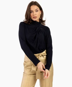 T-Shirts & Tops^Studio Anneloes Top Lidia Donker Blauw