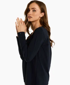 T-Shirts & Tops^Studio Anneloes Top & T-Shirt Lesley Shirt Donker Blauw