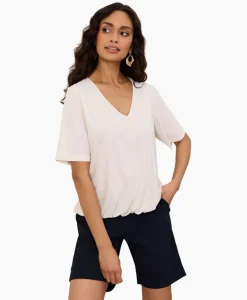 T-Shirts & Tops^Studio Anneloes Top & T-Shirt Vicky Shirt Off White