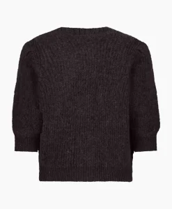 Vesten^Studio Anneloes Vest Mandy Mohair Cardigan Bruin