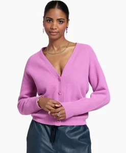 Vesten^Studio Anneloes Vest Olivian Soft Cardigan Lila