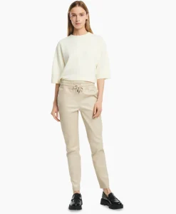 Broeken^Studioar By Arma Pantalon Naomi Stretch Plonge Licht Grijs