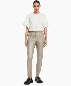 Broeken^Studioar By Arma Pantalon Naomi Stretch Plonge Beige