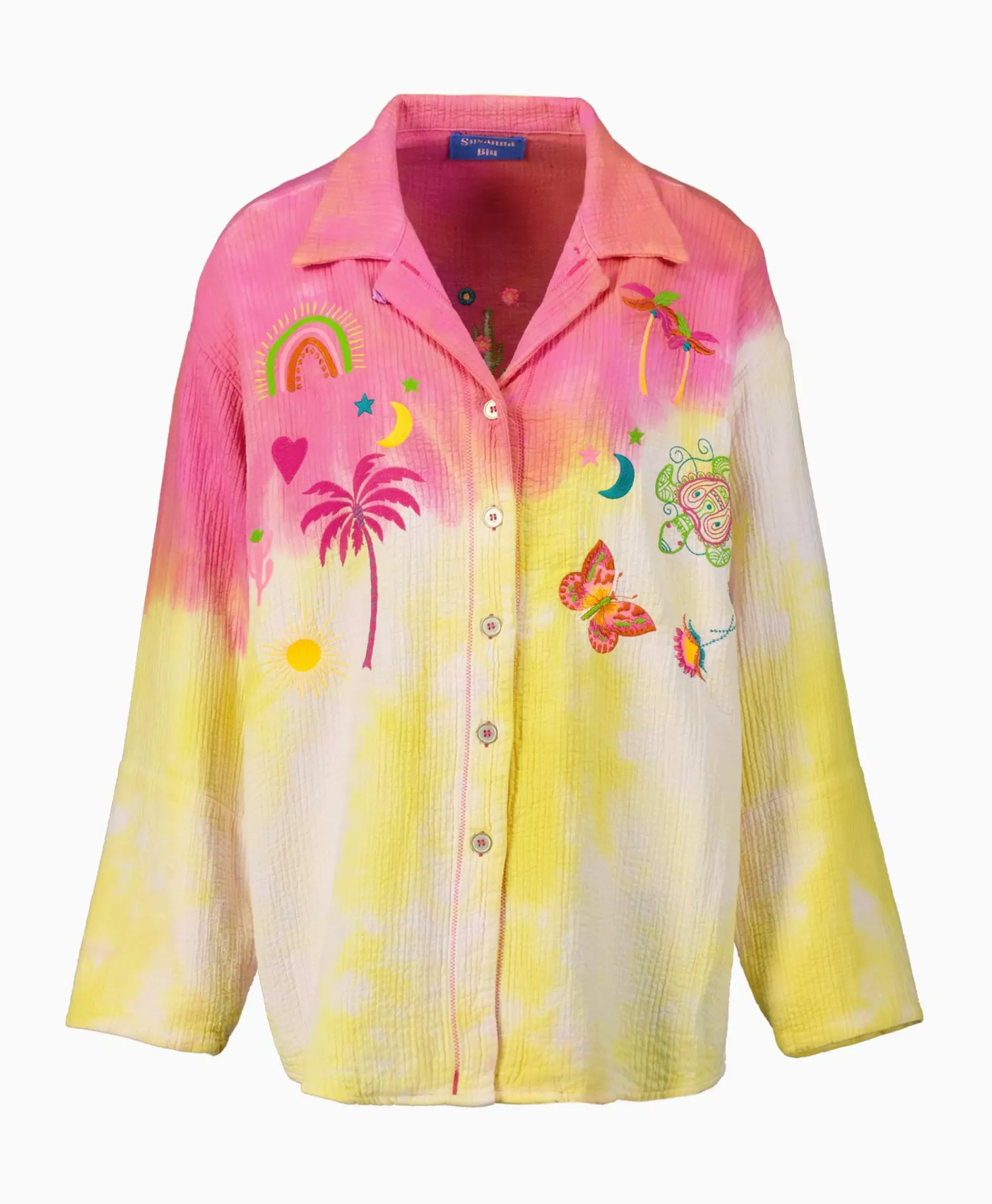 Blouses^Susanna Blu Blouse Gardenia Gb11 Geel