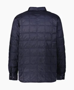 Jassen^Taion Jack W-Pocket Down Shirts Donker Blauw