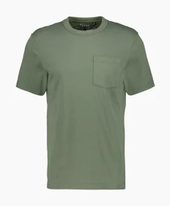 T-Shirts^Tenue. T-Shirt Korte Mouw John Pocket Tee Groen