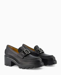 Instappers^Tod's Tod's Tod's Loafer Gomma Carro Zwart