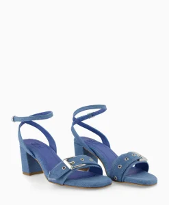 Sandalen^Toral Sandaal Met Hak Tl-Melissa Licht Blauw
