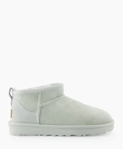 Laarzen^Ugg Enkellaars W Classic Ultra Mini Licht Blauw