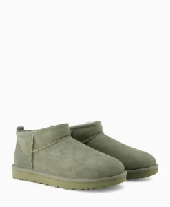 Laarzen^Ugg Enkellaars Winterboot Classic Ultra Mini Khaki