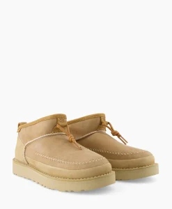 Laarzen^Ugg Enkellaars W Ultra Mini Crafted Regenerate Beige