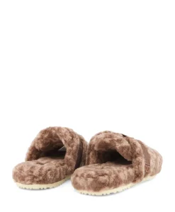Pantoffels^Ugg Pantoffel M Fluff It Pop Bruin