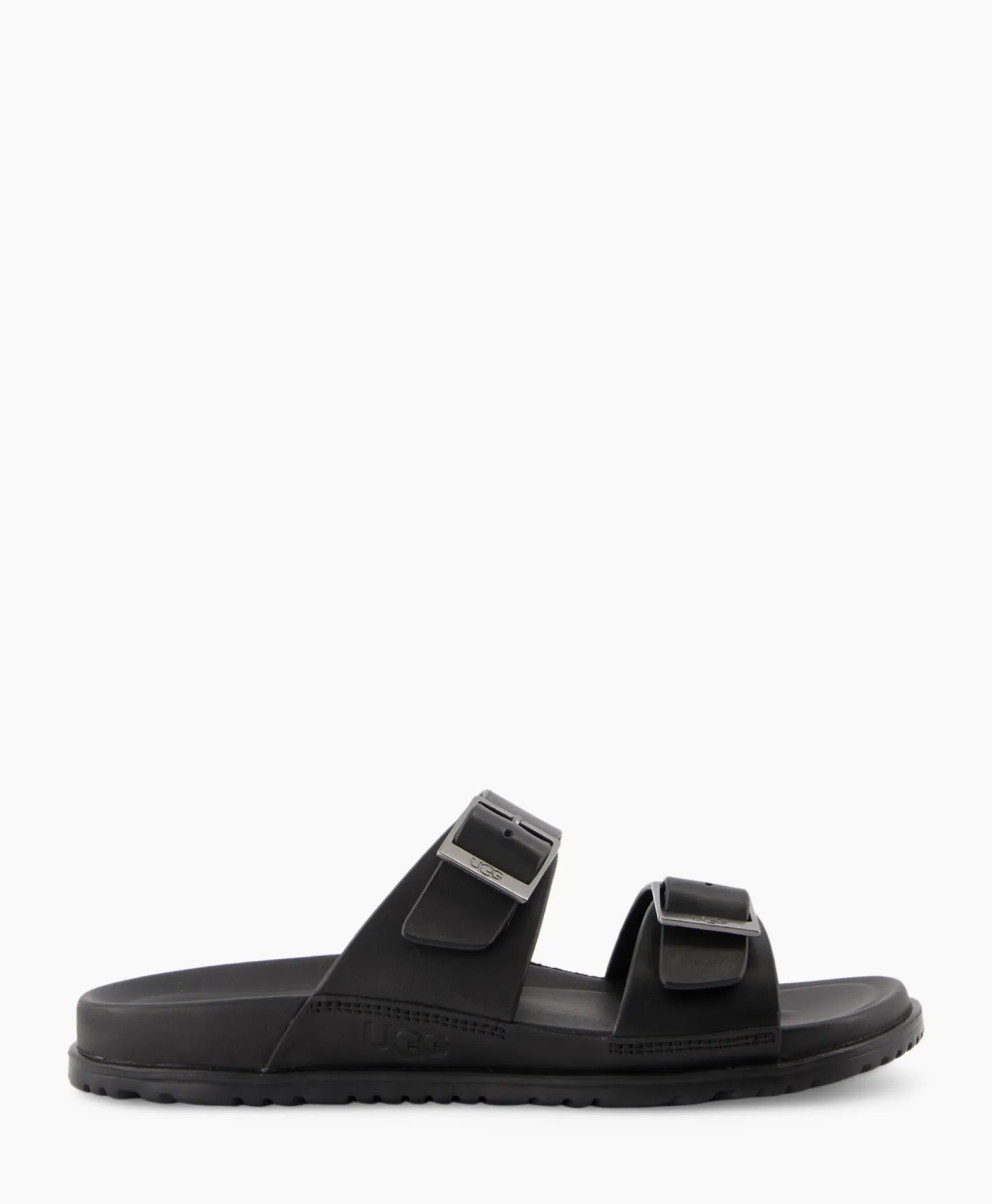 Sandalen^Ugg Sandaal Wainscott Buckle Slide Black Jeans