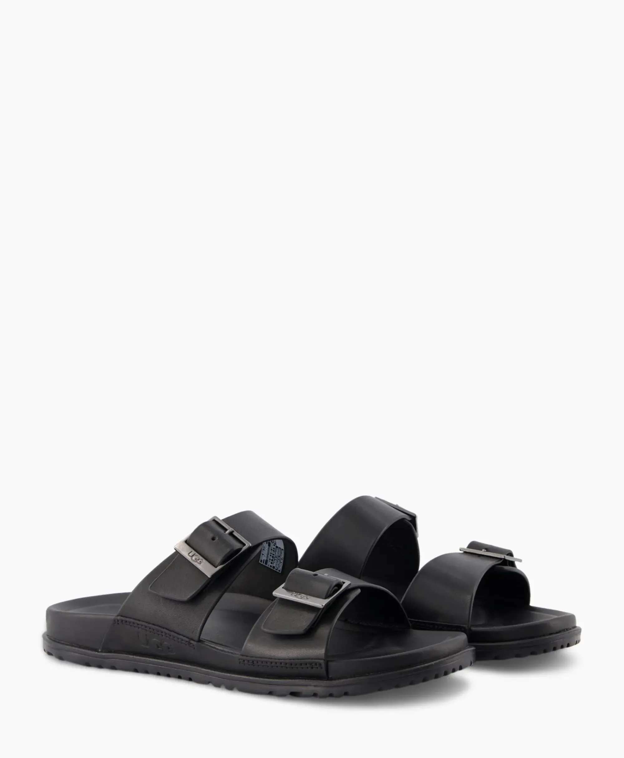 Sandalen^Ugg Sandaal Wainscott Buckle Slide Black Jeans