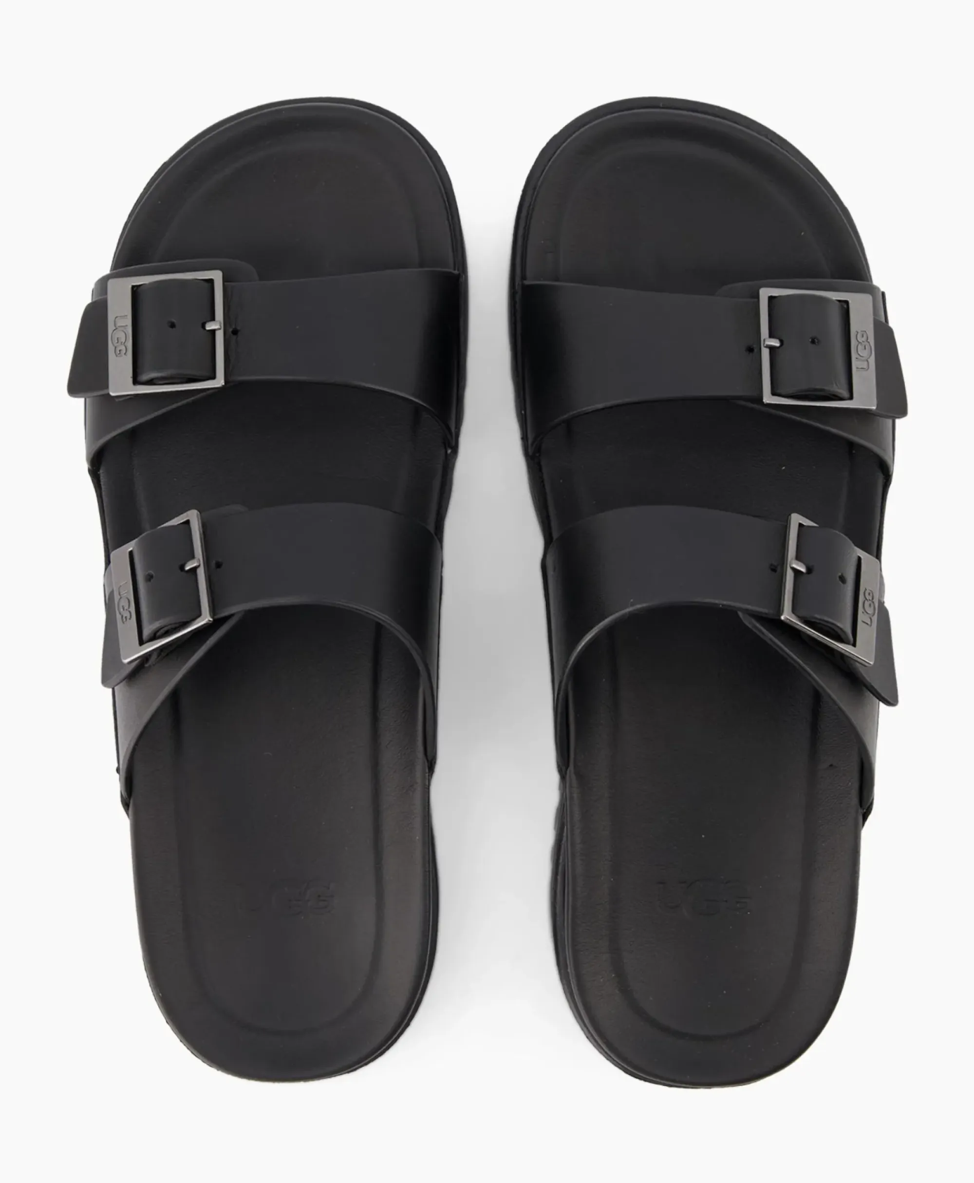 Sandalen^Ugg Sandaal Wainscott Buckle Slide Black Jeans