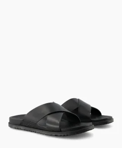 Sandalen^Ugg Sandaal Wainscott Slide Zwart