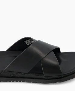 Sandalen^Ugg Sandaal Wainscott Slide Zwart