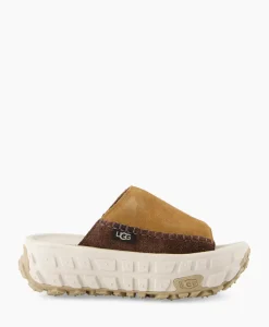 Sandalen^Ugg Sandaal Zonder Hak W Venture Daze Slide Licht Bruin