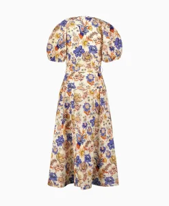 Jurken^Ulla Johnson Midi Jurk Carina Oranje