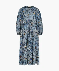 Jurken^Ulla Johnson Midi Jurk Iona Dress Blauw