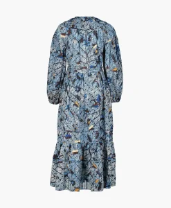 Jurken^Ulla Johnson Midi Jurk Iona Dress Blauw