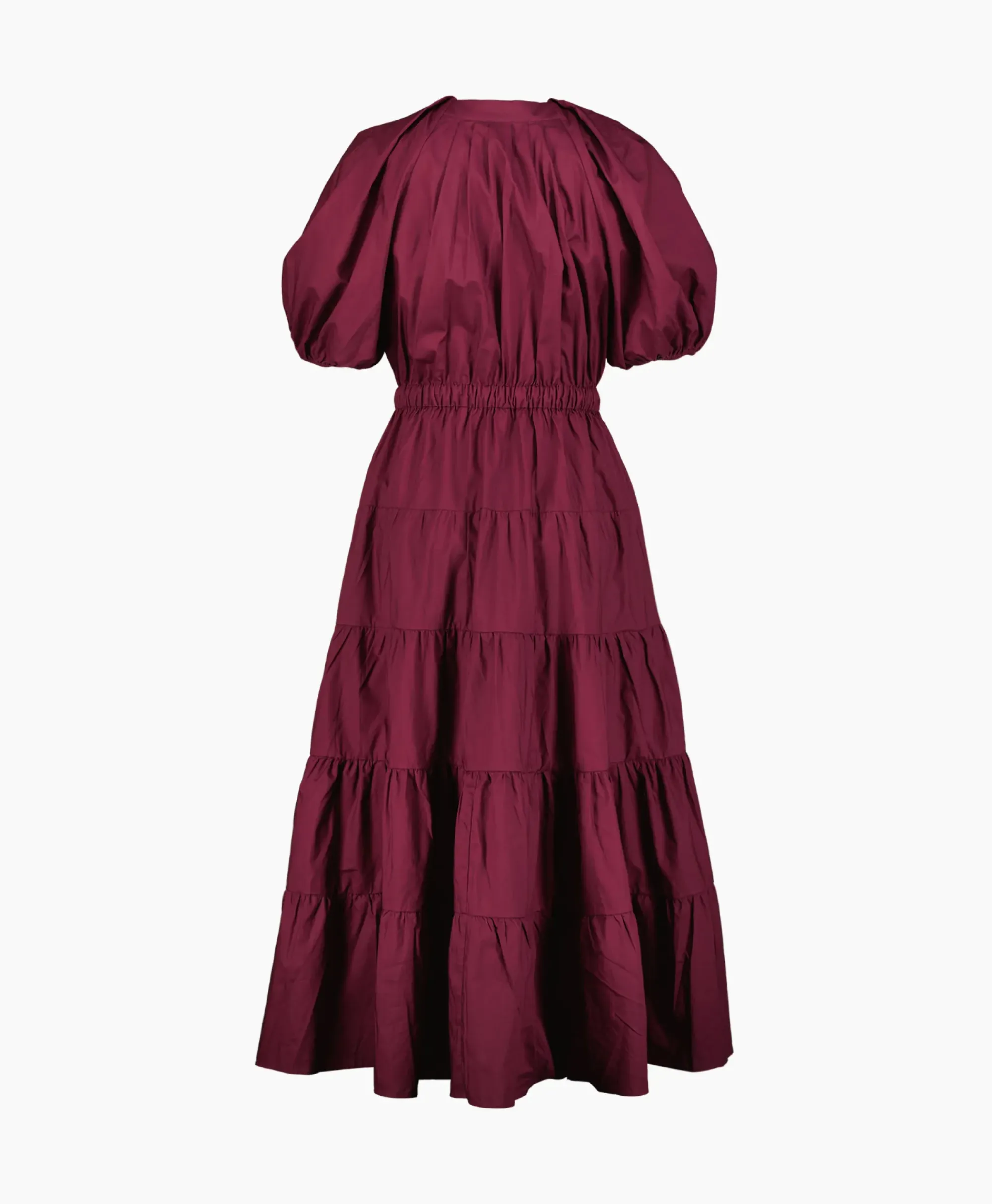 Jurken^Ulla Johnson Midi Jurk Olina Bordeaux
