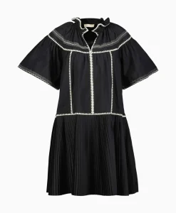 Jurken^Ulla Johnson Mini Jurk Desi Zwart