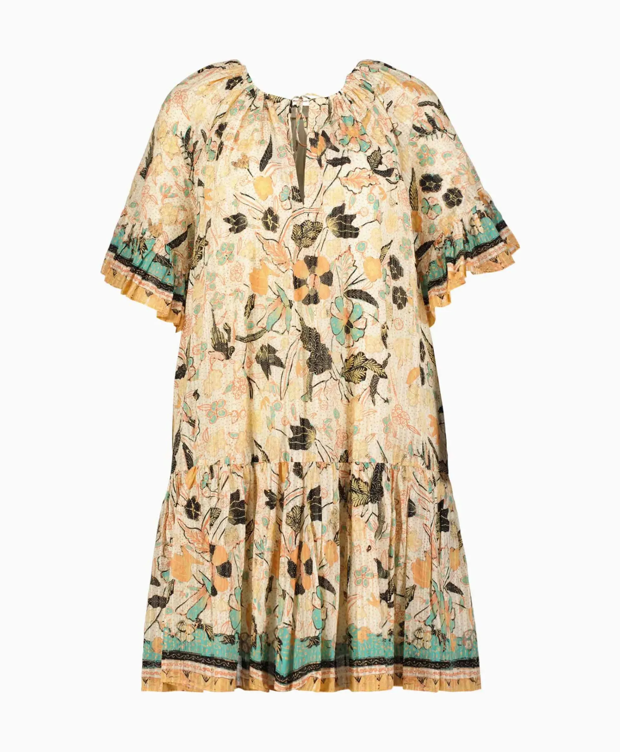 Jurken^Ulla Johnson Mini Jurk Malie Ecru