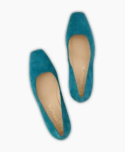 Pumps^Unisa Pump Larise Ks-2 Donker Groen