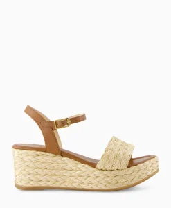 Sandalen^Unisa Sandaal Met Hak Kebek_Mar Bruin