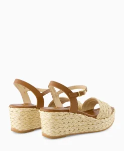 Sandalen^Unisa Sandaal Met Hak Kebek_Mar Bruin