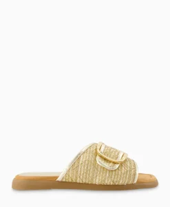 Sandalen^Unisa Sandaal Zonder Hak Crayyu Goud