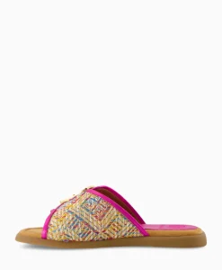 Sandalen^Unisa Sandaal Zonder Hak Crayyu Bruin Dessin