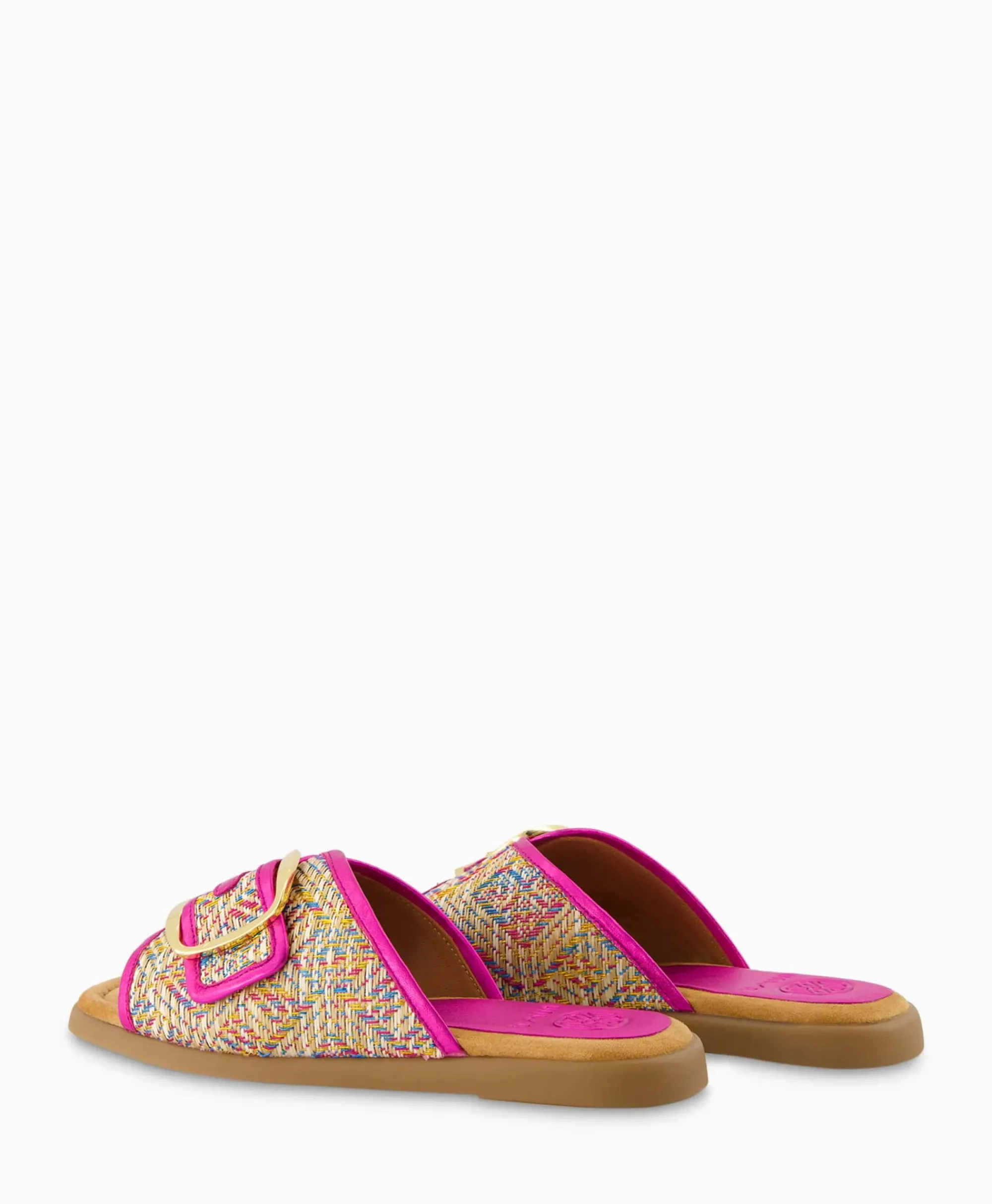 Sandalen^Unisa Sandaal Zonder Hak Crayyu Bruin Dessin