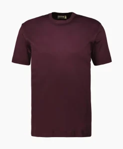 T-Shirts^Valenza T-Shirt Interlock Supima Bordeaux