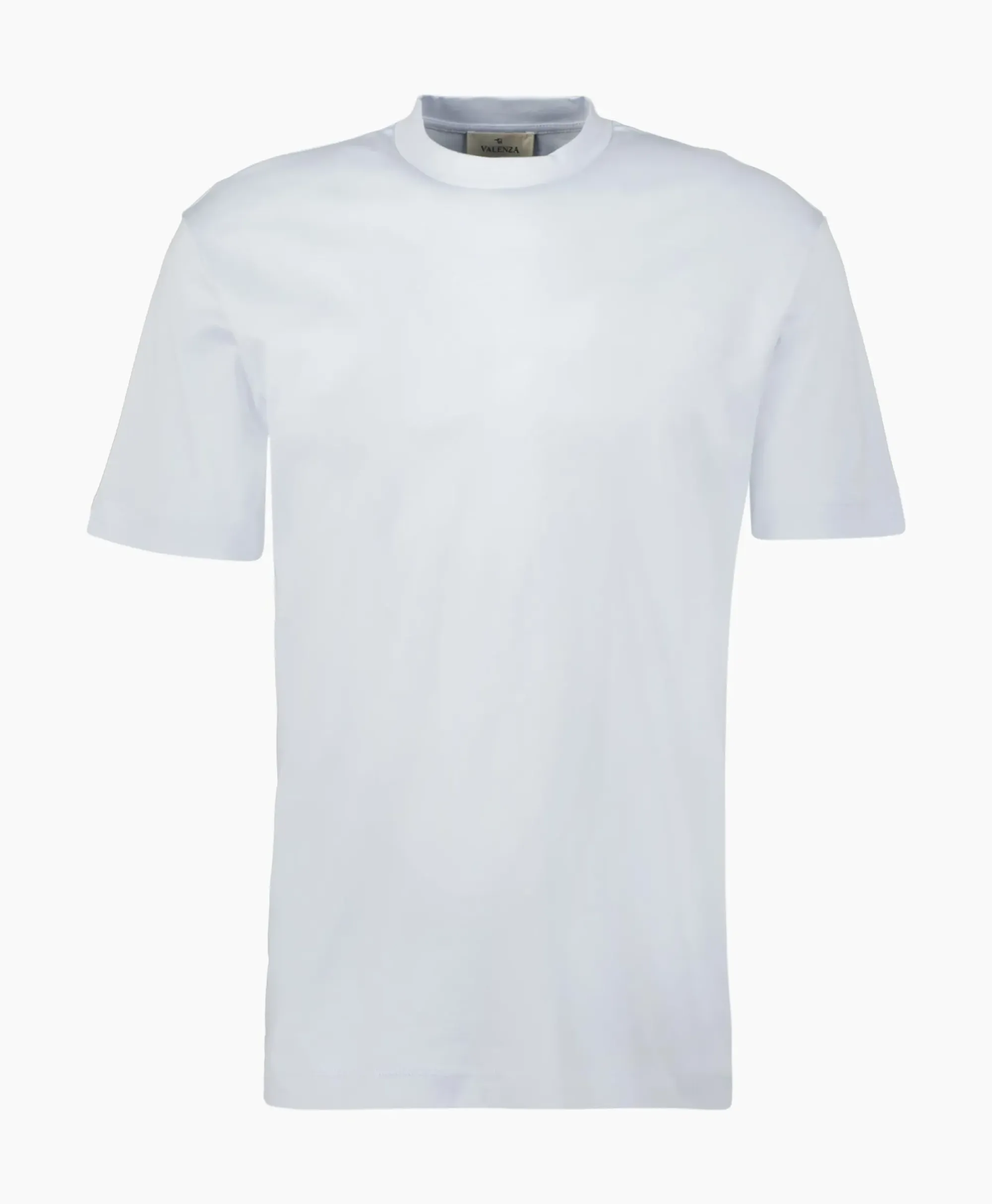 T-Shirts^Valenza T-Shirt Interlock Supima Midden Blauw