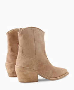 Laarzen^Via Vai Enkellaars Eveline Beige