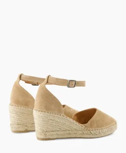Instappers^Via Vai Espadrille Flora Braid Beige
