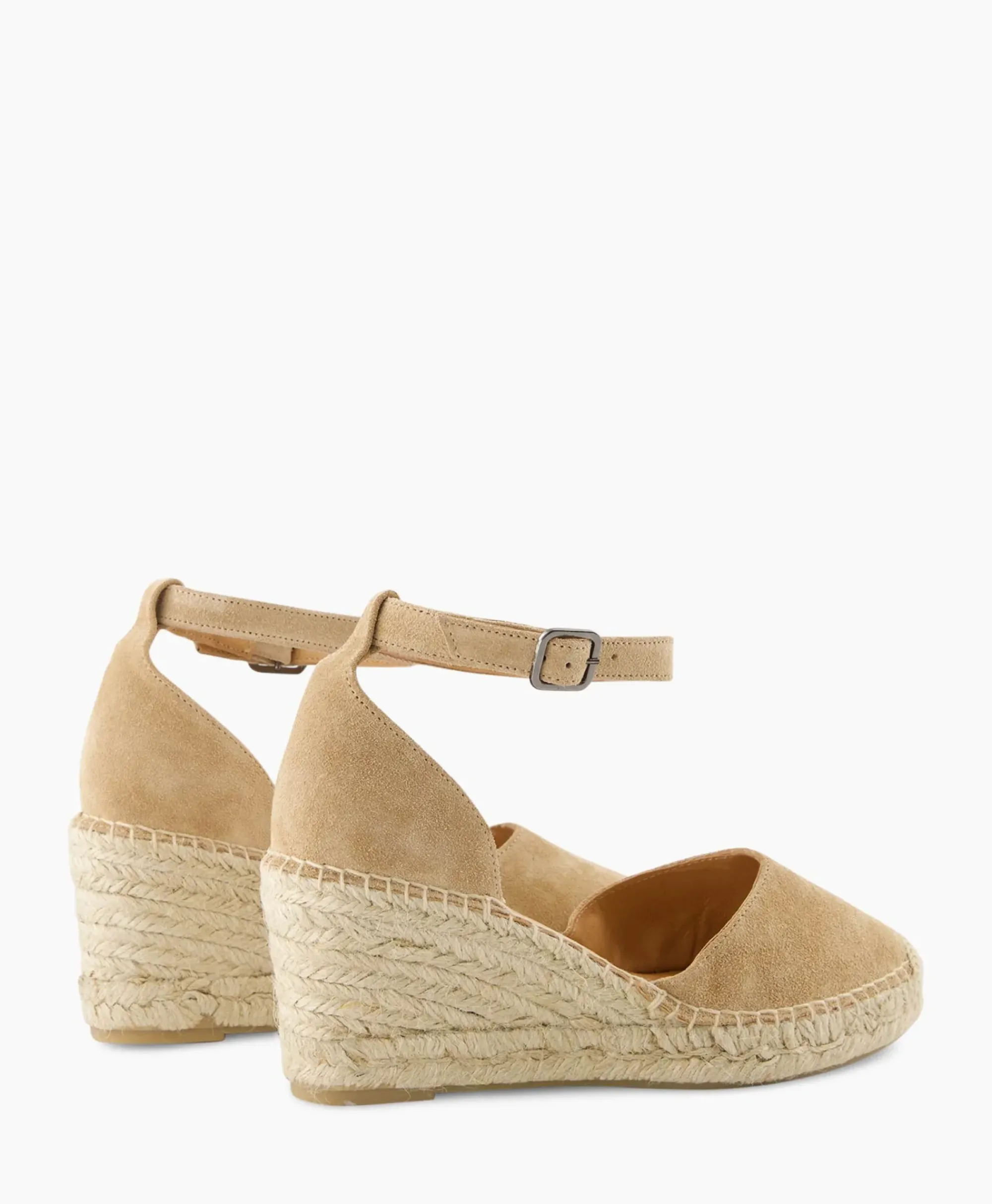 Instappers^Via Vai Espadrille Flora Braid Beige