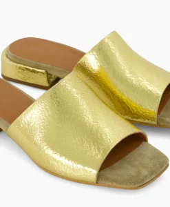 Sandalen^Via Vai Sandaal Met Hak Gigi Luna Goud