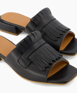 Sandalen^Via Vai Sandaal Met Hak Gigi Randy Zwart