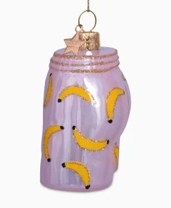 Lifestyle^Vondels Kerstbal Bananen Boxer Pink