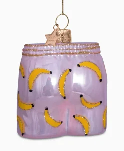 Lifestyle^Vondels Kerstbal Bananen Boxer Pink