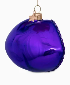 Lifestyle^Vondels Kerstbal Lippen Paars