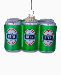 Lifestyle^Vondels Kerstbal Sixpack Bier Groen