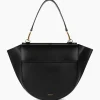 Tassen^Wandler Crossbody Tas Hortensia Medium Zwart
