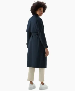 Jassen^Woolrich Trenchcoat Summer Donker Blauw