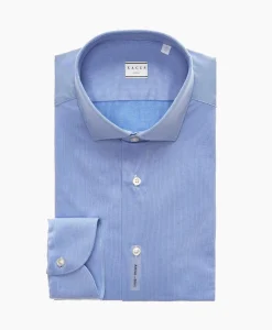 Overhemden^Xacus Active Shirt Blauw Dessin