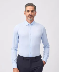 Overhemden^Xacus Active Shirt Licht Blauw