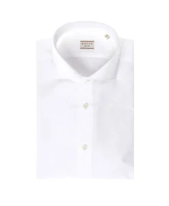Overhemden^Xacus Tailor Fit Oxford Shirt Wit